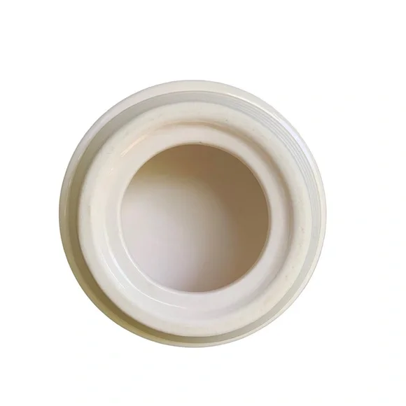 Rae Dunn FETCH Canister Dog Treat Jar White Black Letters Dimples NWT 2017 OG - Picture 10 of 16